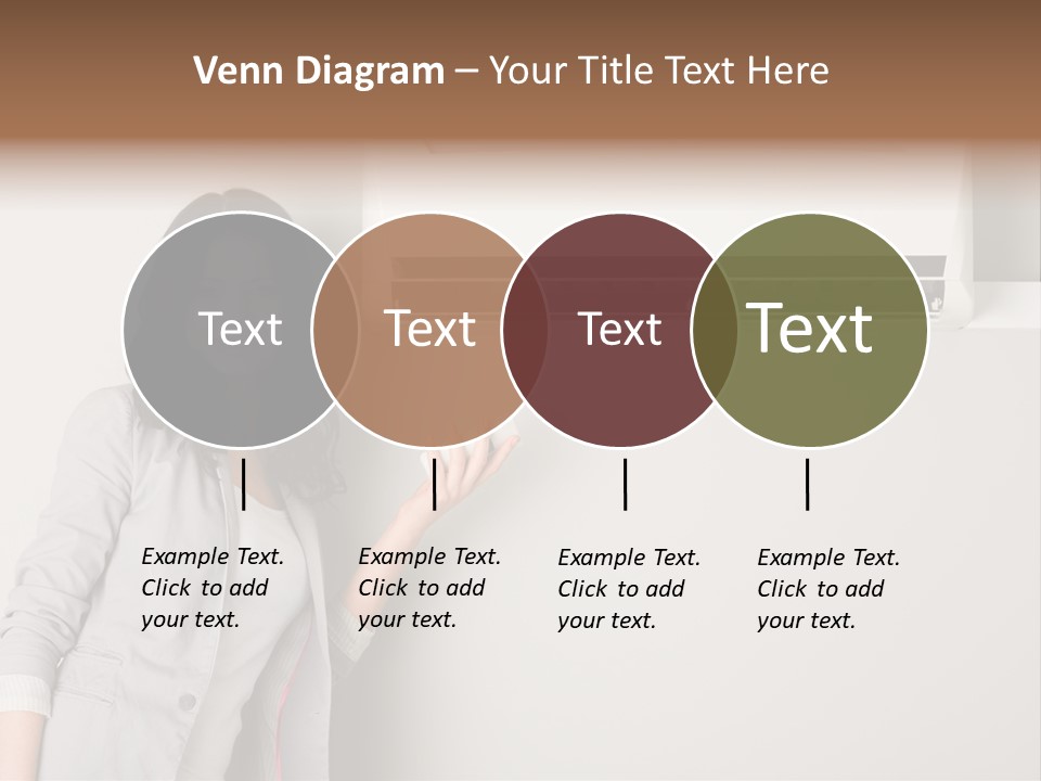 One Wallmount Caucasian PowerPoint Template