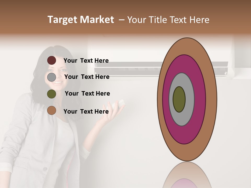 One Wallmount Caucasian PowerPoint Template