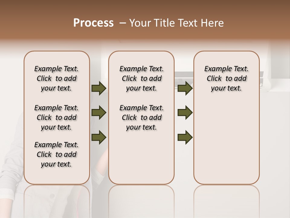 One Wallmount Caucasian PowerPoint Template