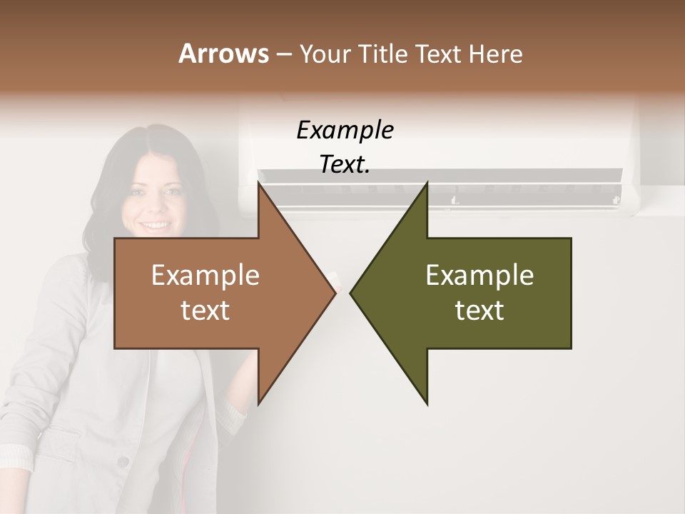 One Wallmount Caucasian PowerPoint Template