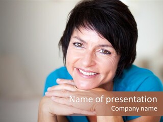 Cheerful Modern Face PowerPoint Template