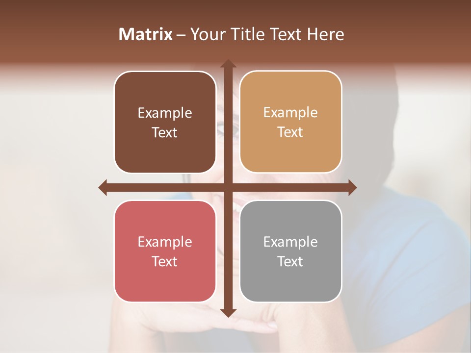 Cheerful Modern Face PowerPoint Template