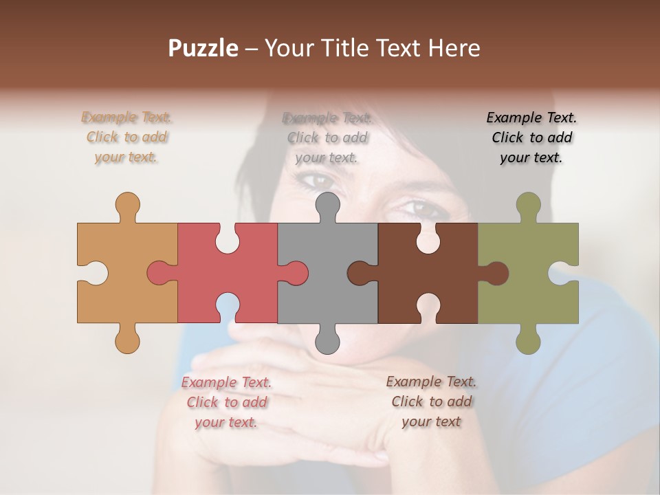 Cheerful Modern Face PowerPoint Template