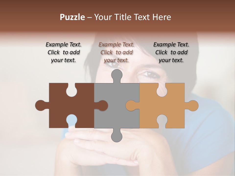 Cheerful Modern Face PowerPoint Template