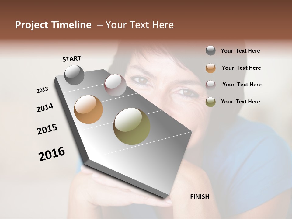 Cheerful Modern Face PowerPoint Template