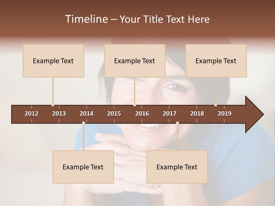 Cheerful Modern Face PowerPoint Template