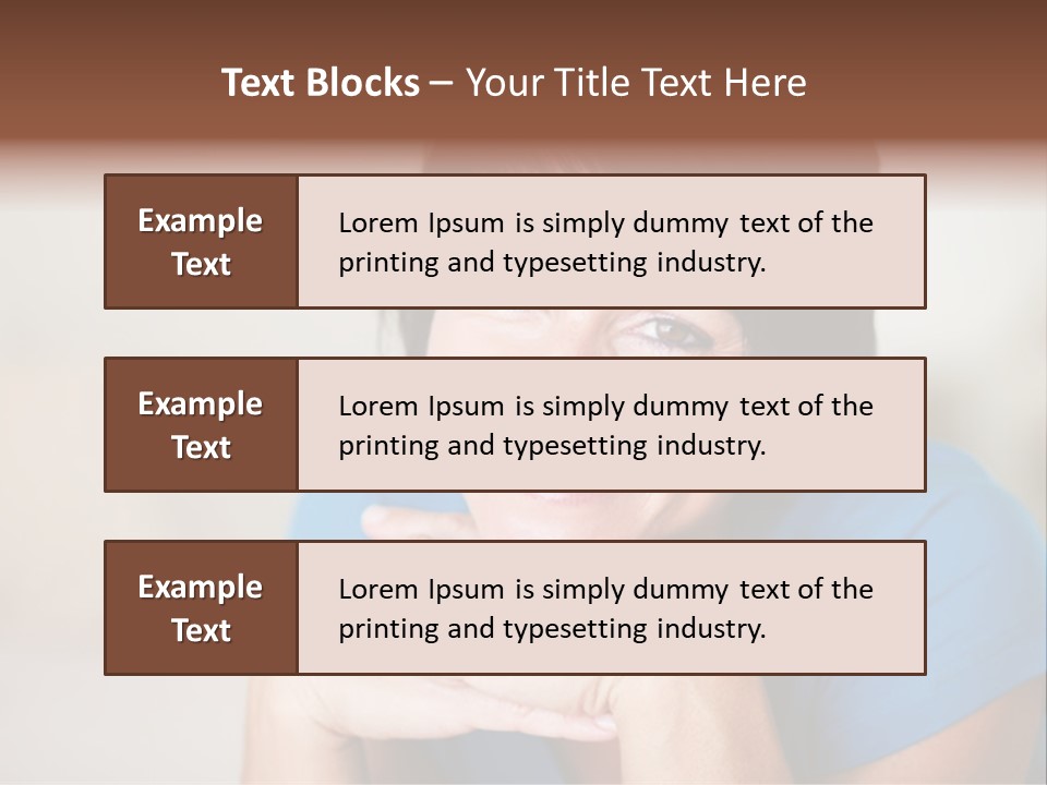 Cheerful Modern Face PowerPoint Template