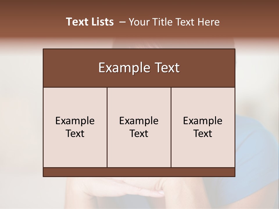 Cheerful Modern Face PowerPoint Template