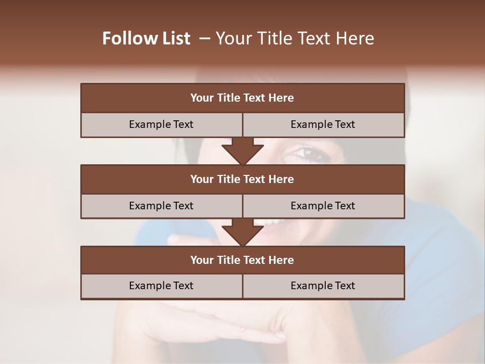 Cheerful Modern Face PowerPoint Template