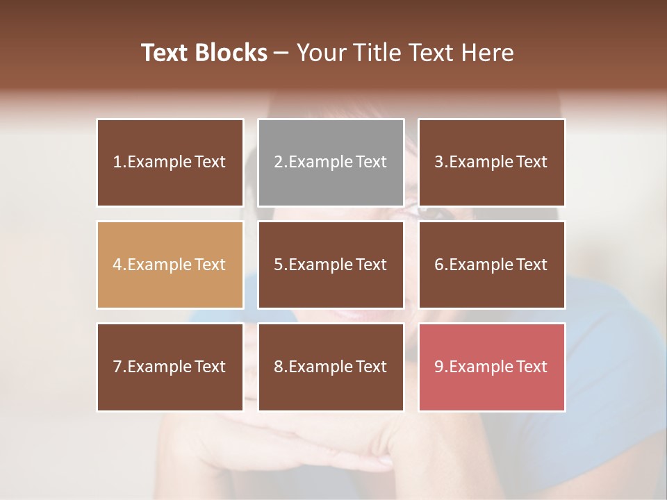 Cheerful Modern Face PowerPoint Template