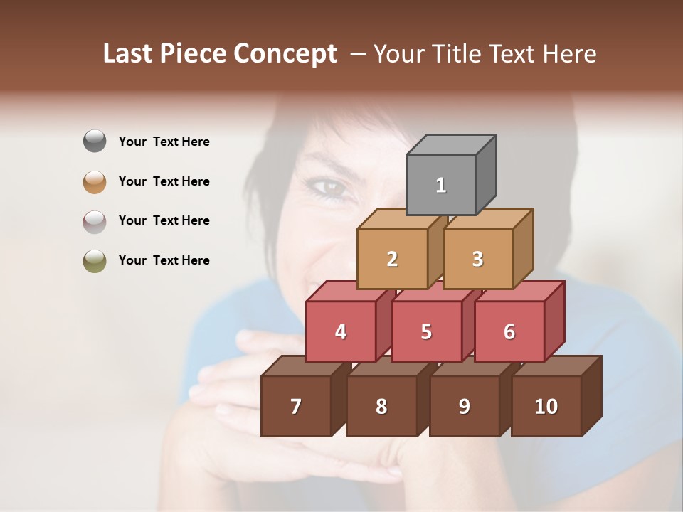 Cheerful Modern Face PowerPoint Template