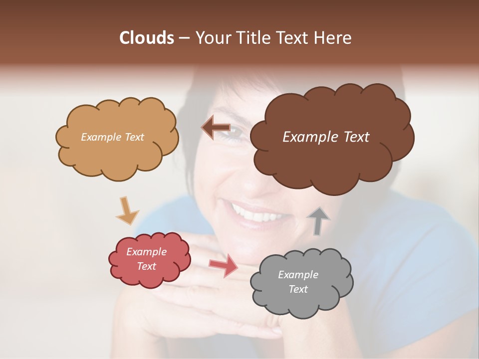 Cheerful Modern Face PowerPoint Template