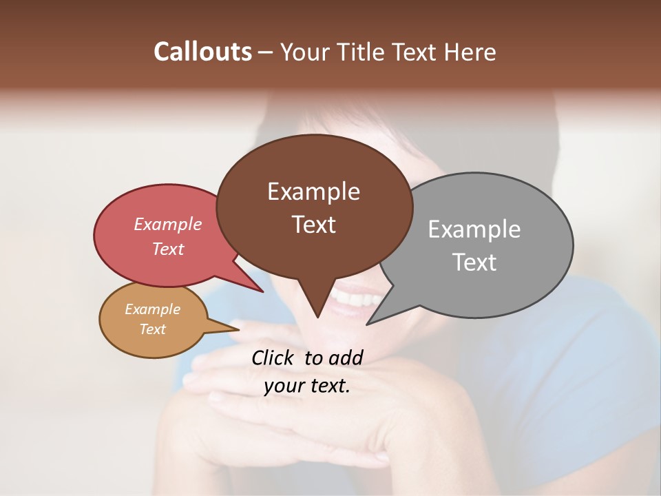 Cheerful Modern Face PowerPoint Template