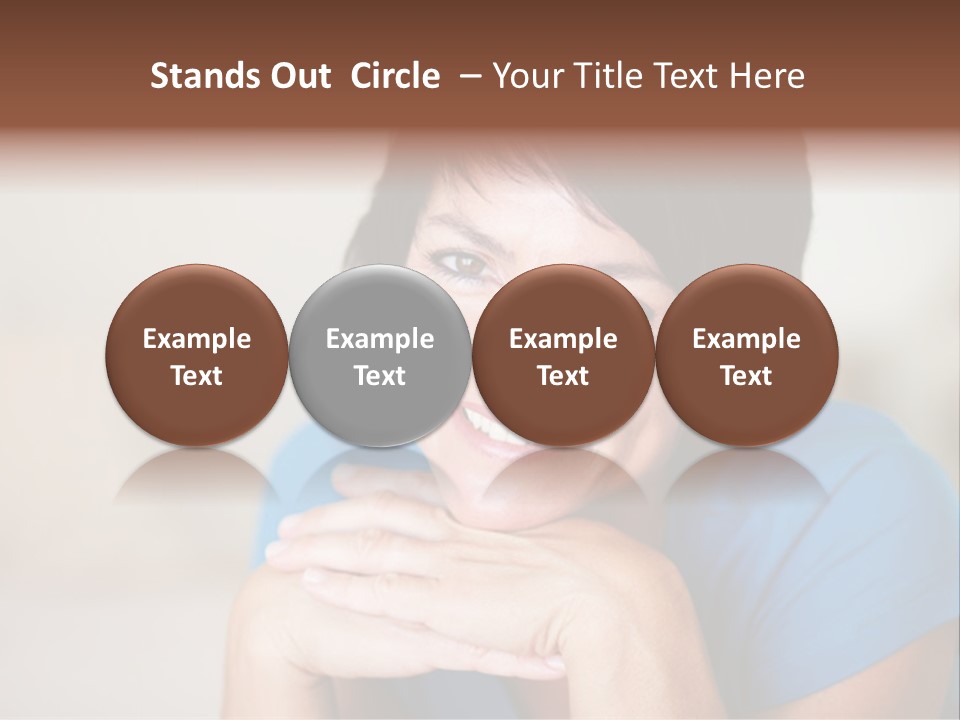 Cheerful Modern Face PowerPoint Template