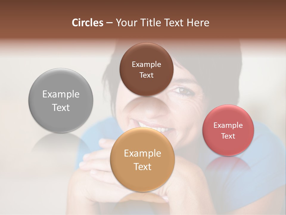 Cheerful Modern Face PowerPoint Template