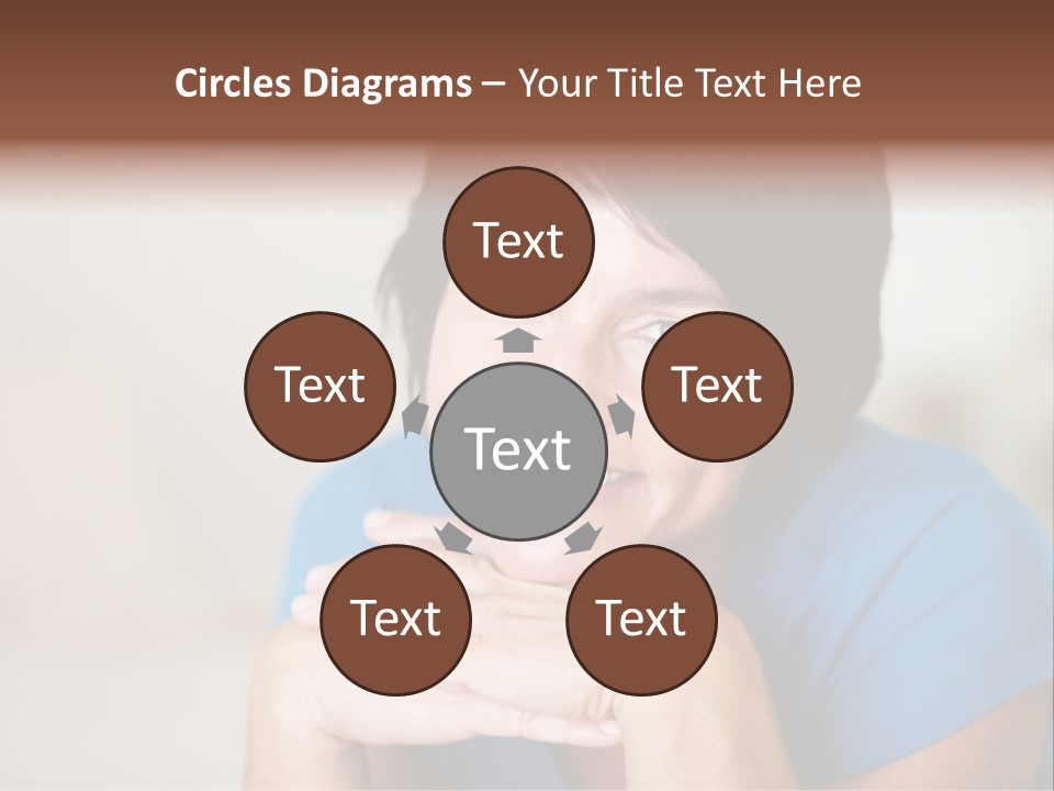 Cheerful Modern Face PowerPoint Template