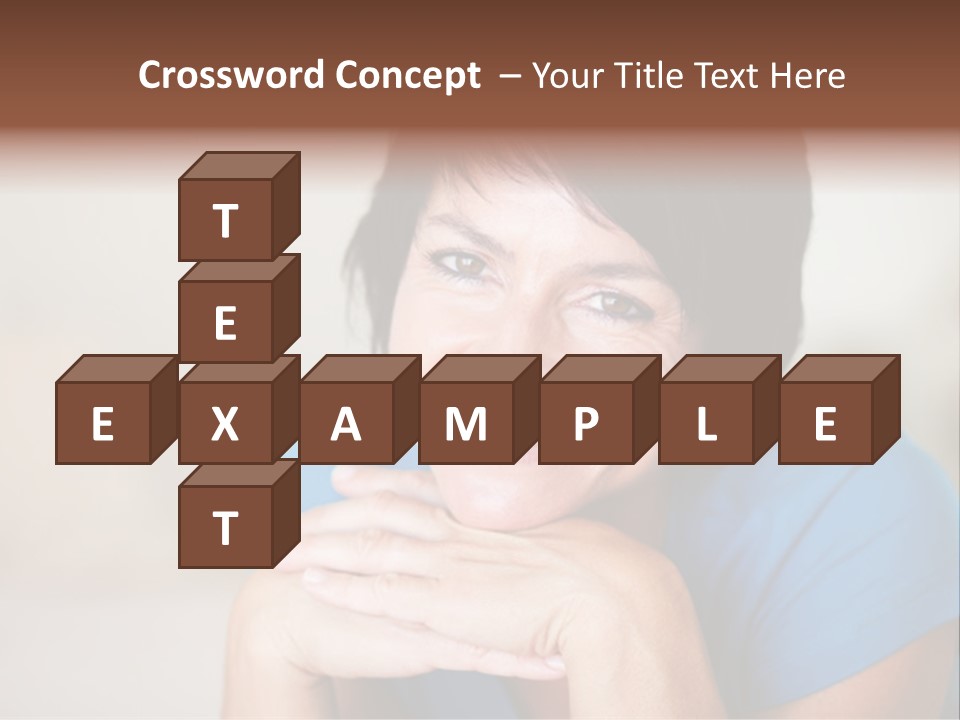 Cheerful Modern Face PowerPoint Template