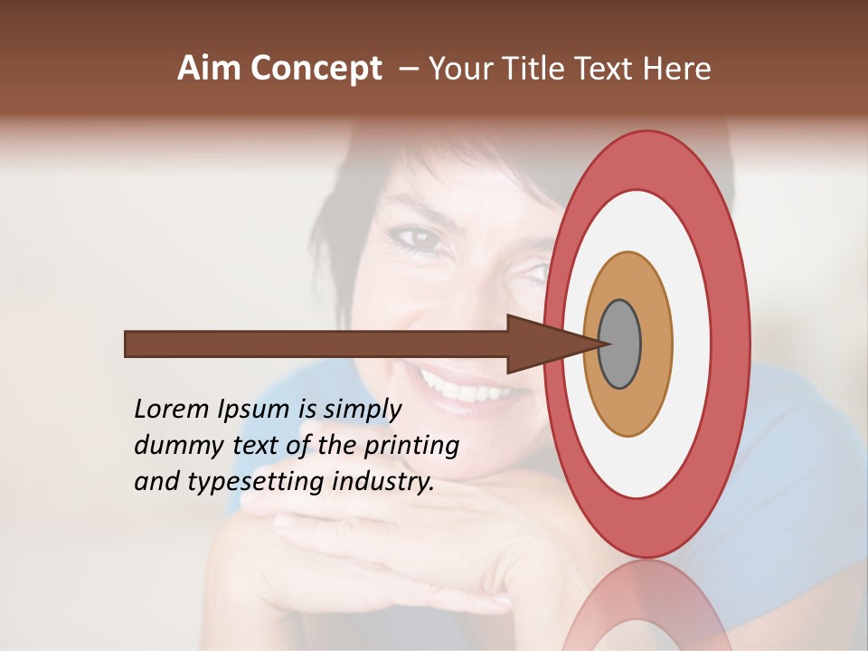 Cheerful Modern Face PowerPoint Template