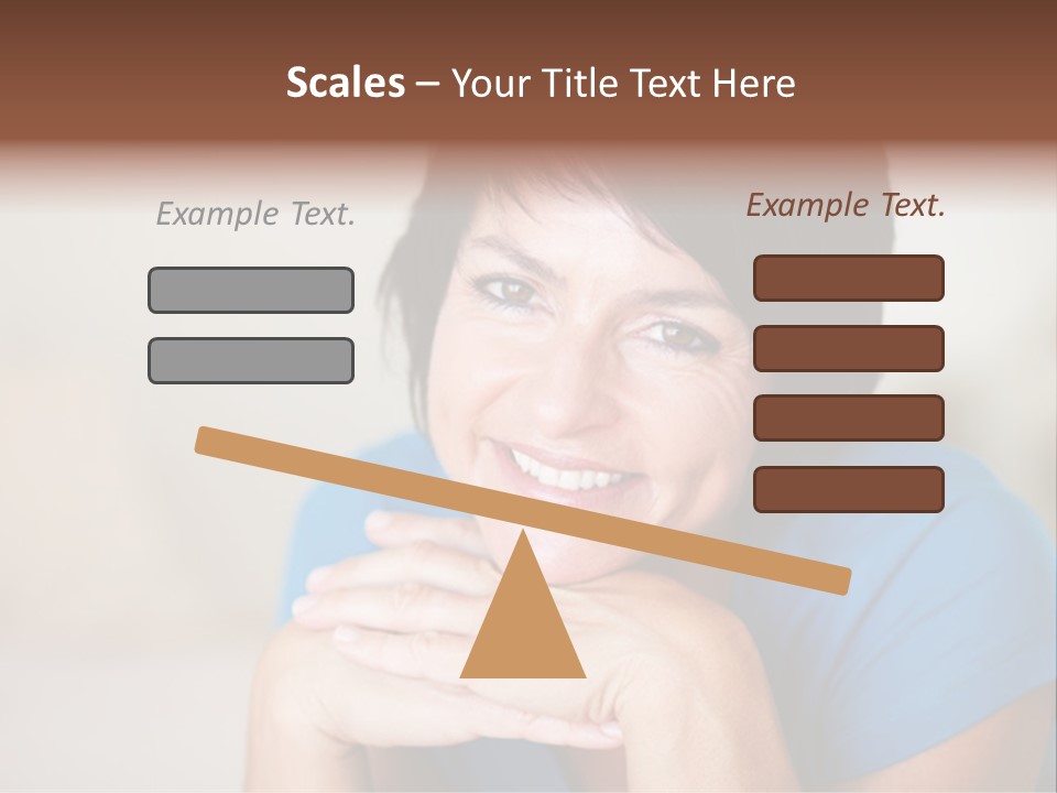 Cheerful Modern Face PowerPoint Template