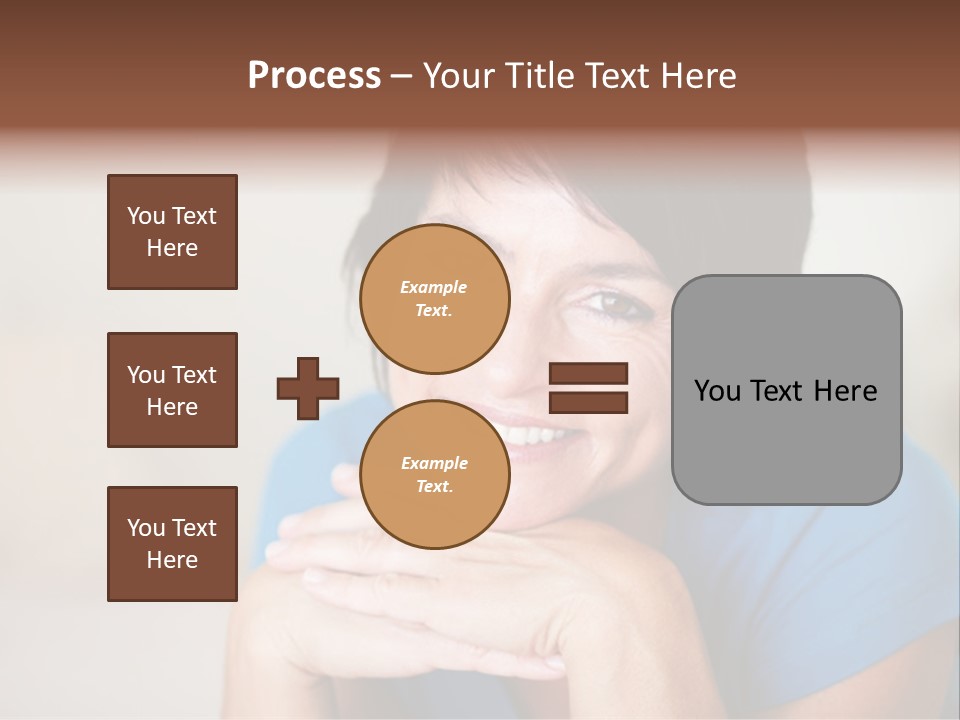Cheerful Modern Face PowerPoint Template