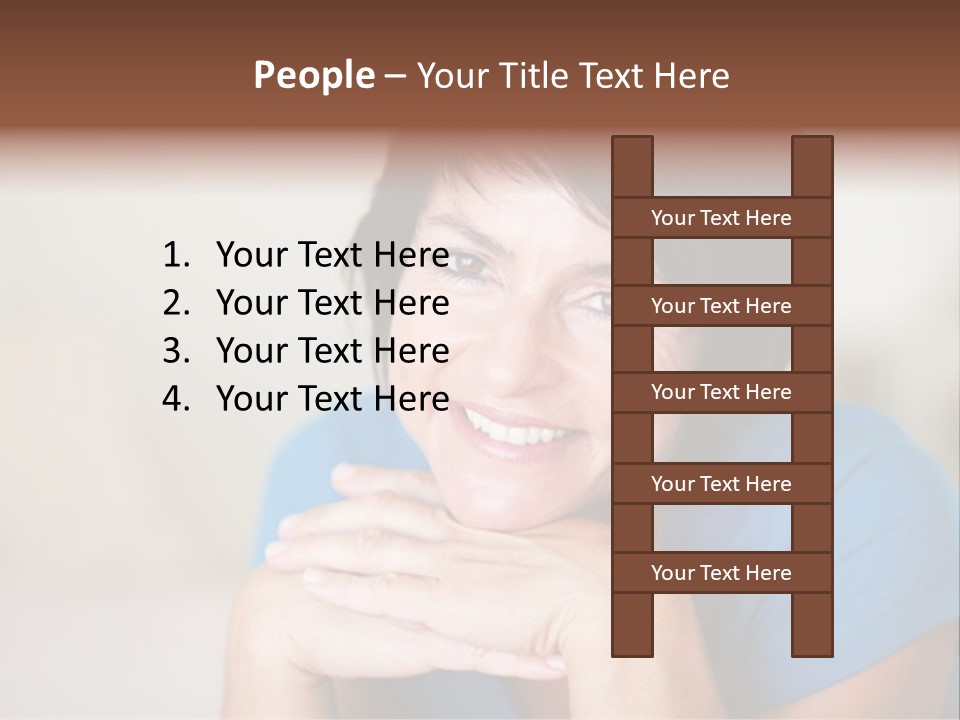 Cheerful Modern Face PowerPoint Template