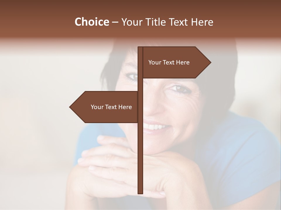 Cheerful Modern Face PowerPoint Template