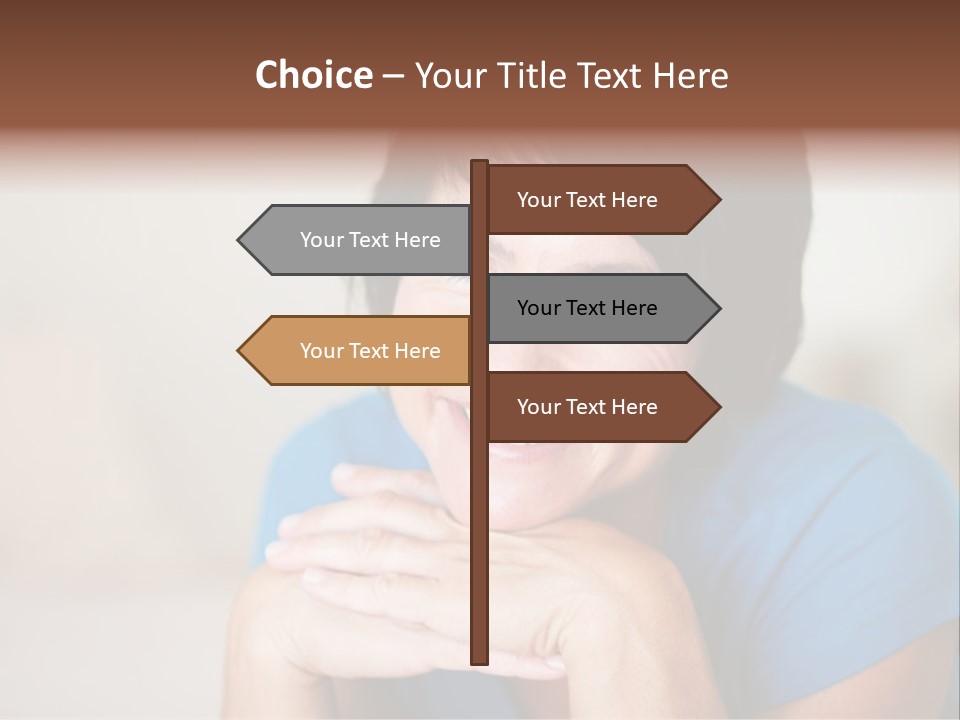 Cheerful Modern Face PowerPoint Template