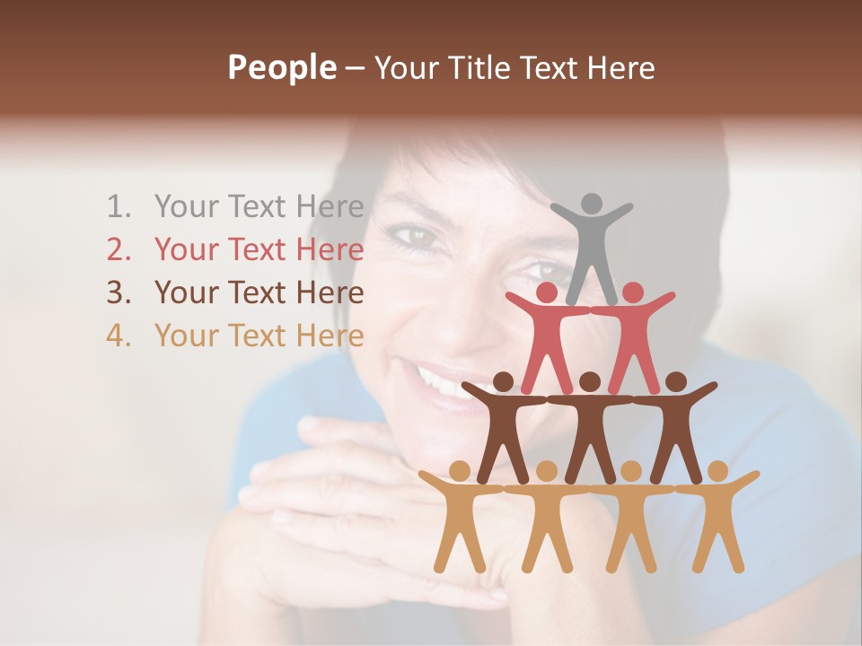 Cheerful Modern Face PowerPoint Template