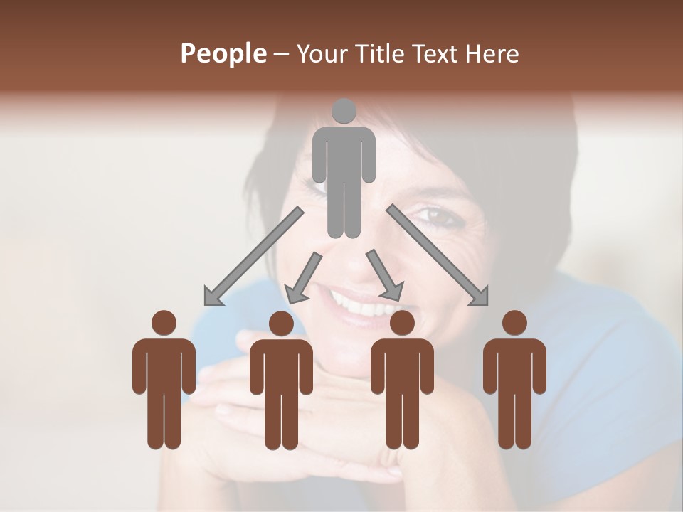 Cheerful Modern Face PowerPoint Template