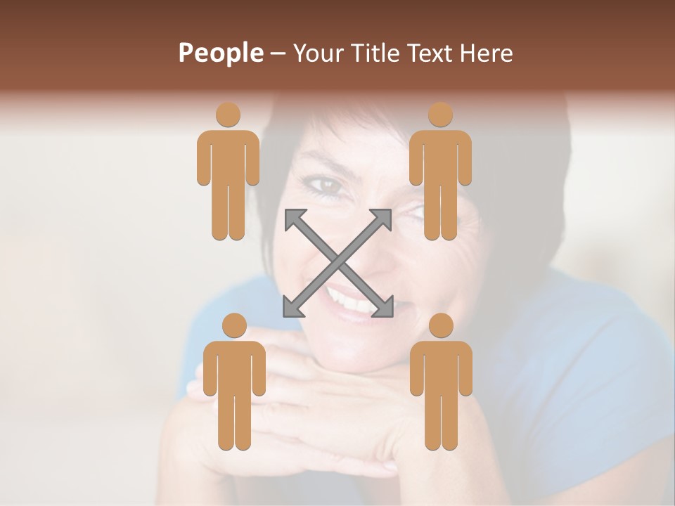 Cheerful Modern Face PowerPoint Template