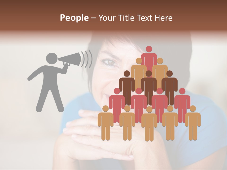 Cheerful Modern Face PowerPoint Template