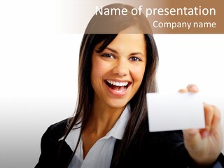 Young Ethnic Latino PowerPoint Template