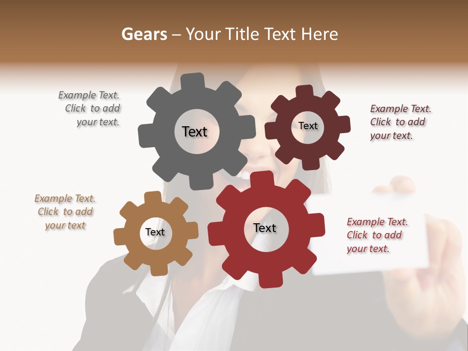 Young Ethnic Latino PowerPoint Template