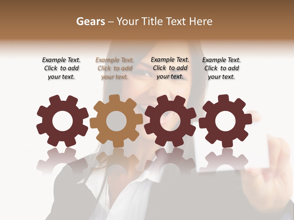 Young Ethnic Latino PowerPoint Template