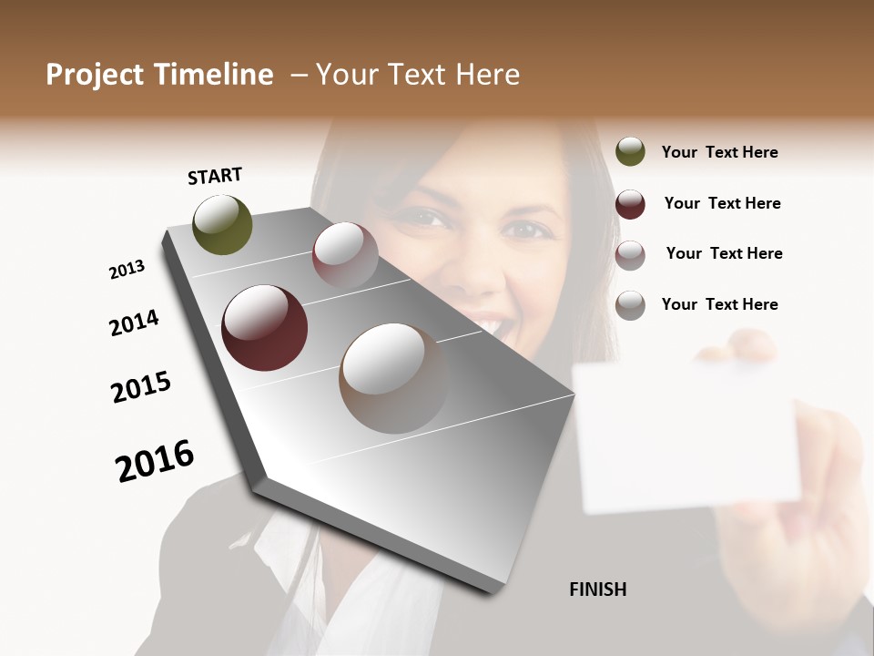 Young Ethnic Latino PowerPoint Template