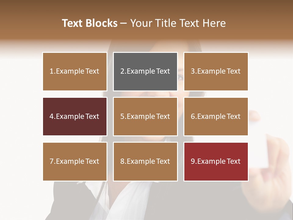 Young Ethnic Latino PowerPoint Template