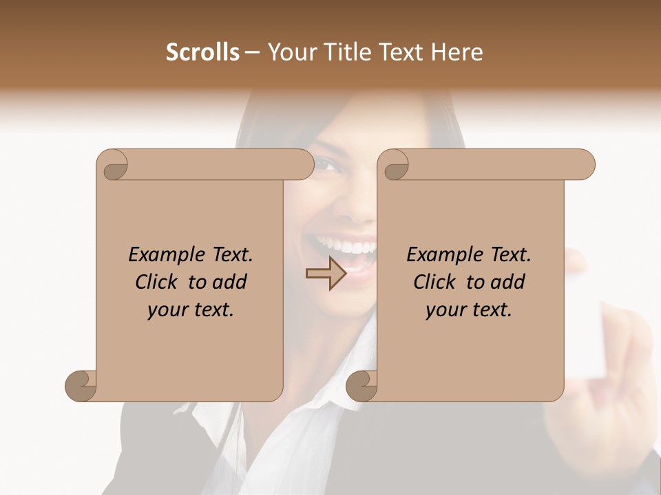 Young Ethnic Latino PowerPoint Template