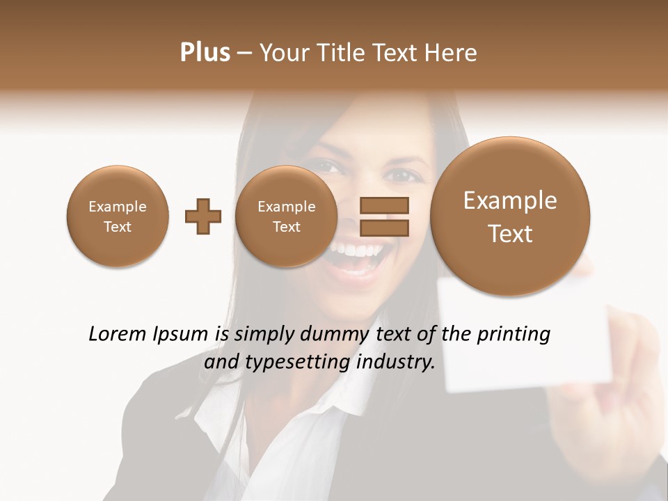 Young Ethnic Latino PowerPoint Template