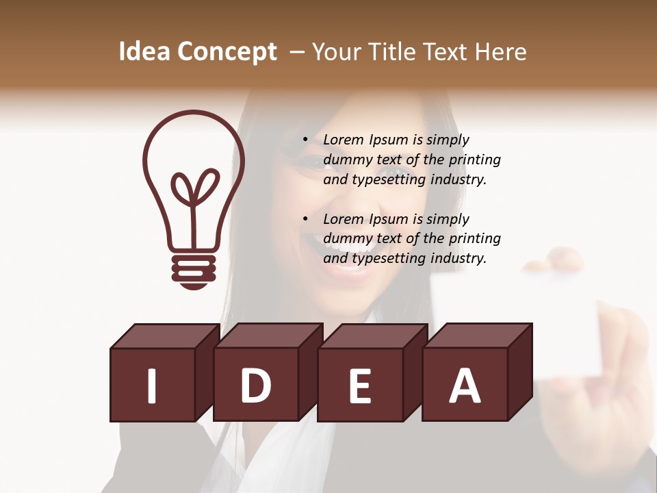 Young Ethnic Latino PowerPoint Template