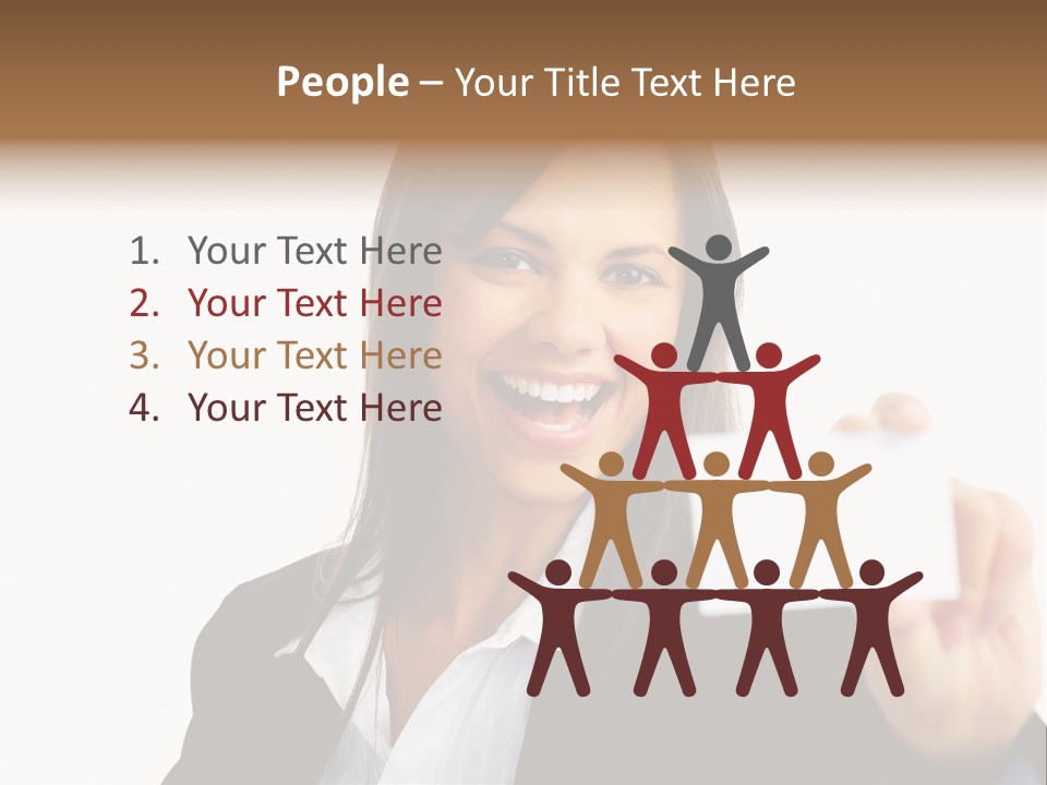 Young Ethnic Latino PowerPoint Template