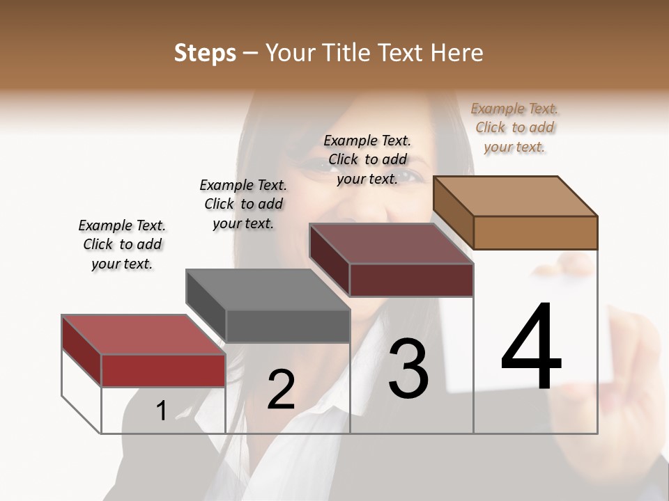 Young Ethnic Latino PowerPoint Template