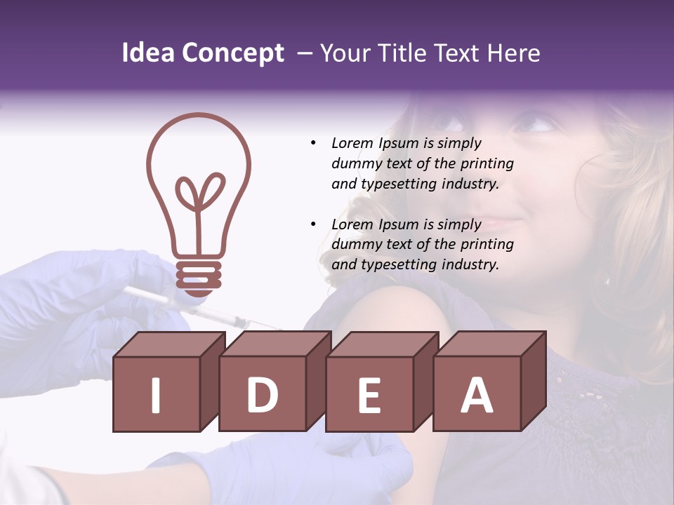 Care Drug Isolated PowerPoint Template