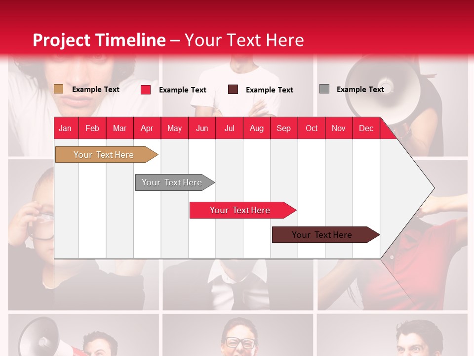 Mouth Female Grey PowerPoint Template