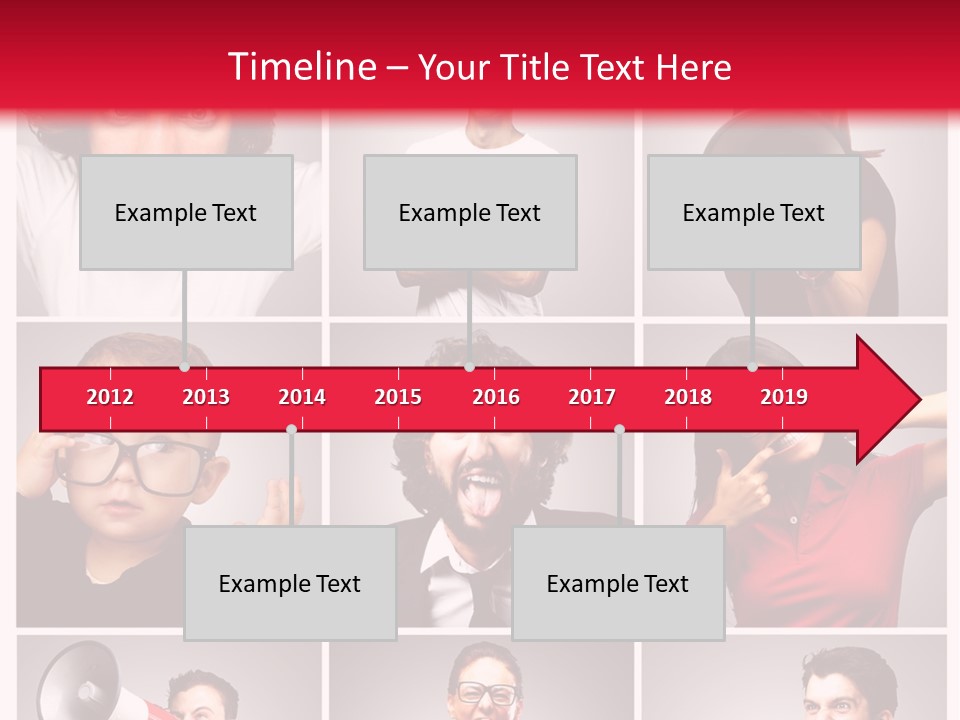 Mouth Female Grey PowerPoint Template