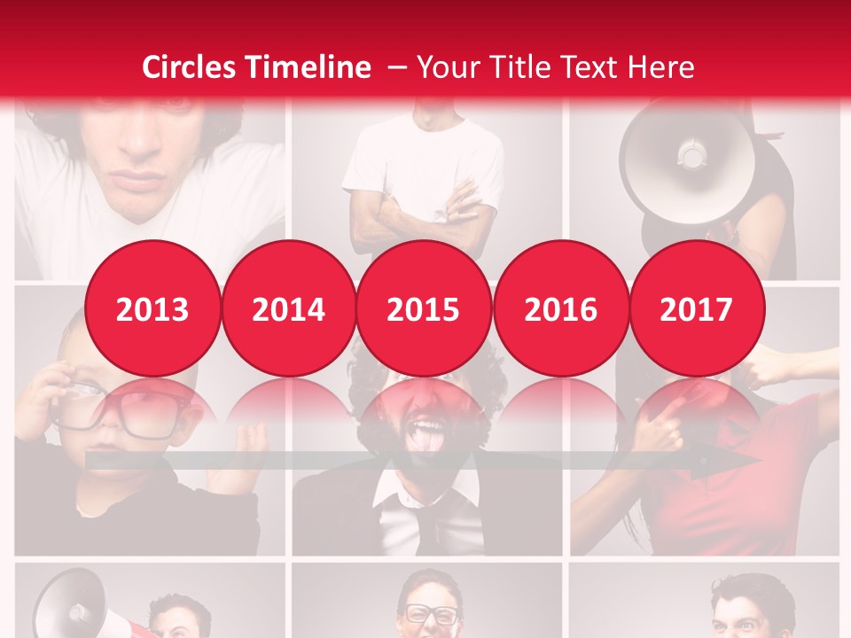 Mouth Female Grey PowerPoint Template