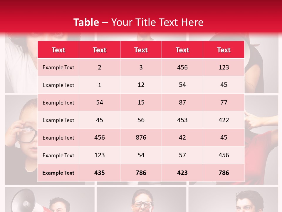 Mouth Female Grey PowerPoint Template