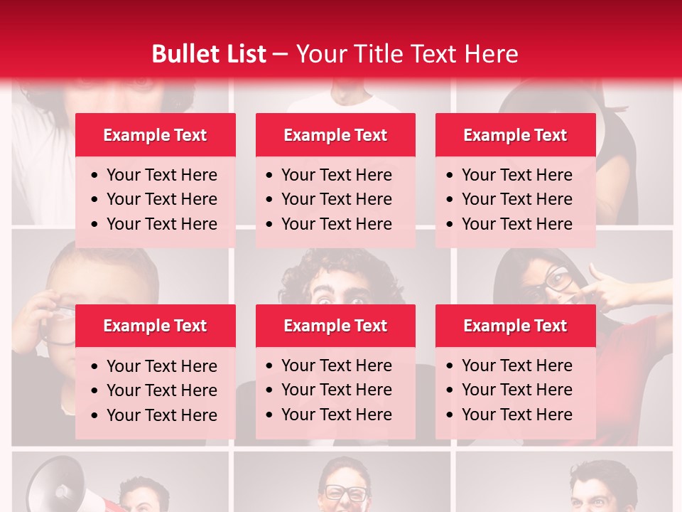 Mouth Female Grey PowerPoint Template