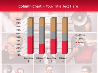 Mouth Female Grey PowerPoint Template