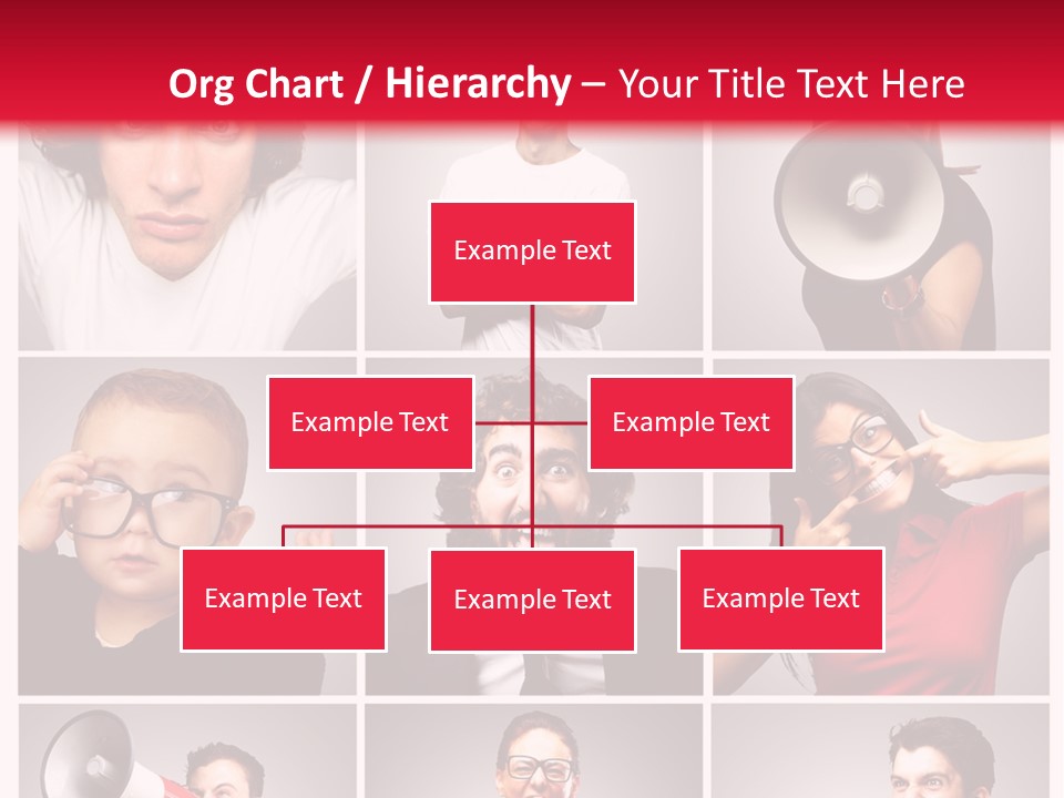 Mouth Female Grey PowerPoint Template