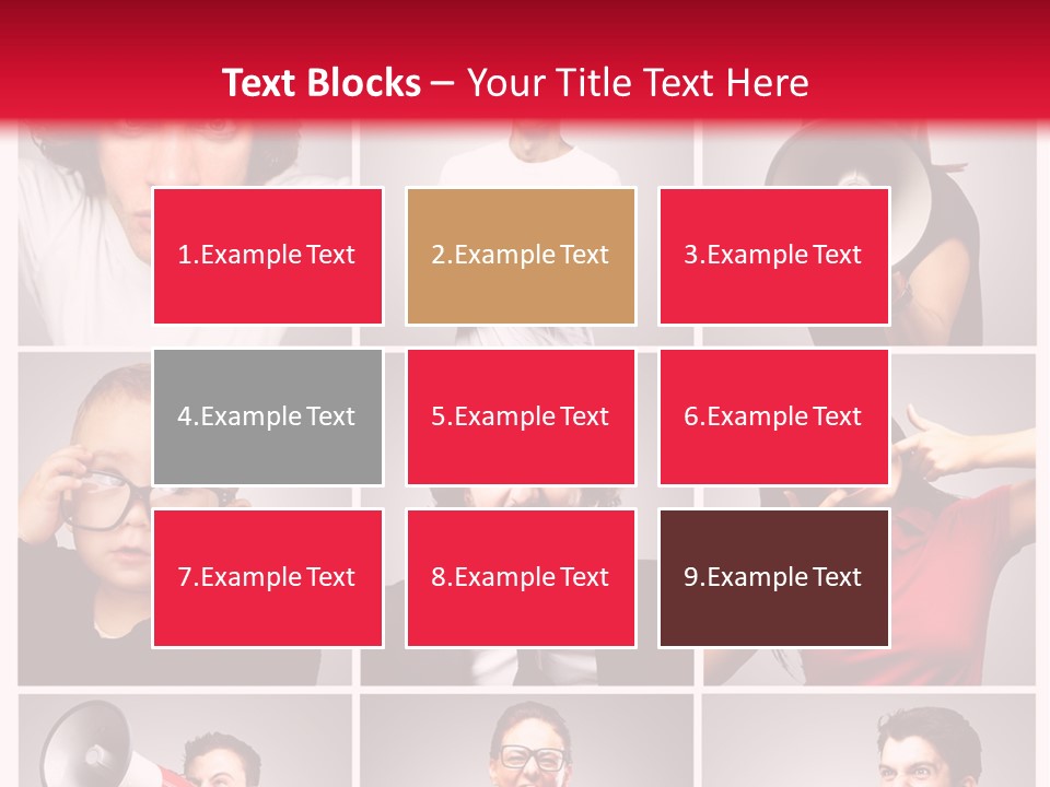 Mouth Female Grey PowerPoint Template